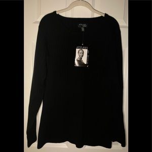 NWT Attitudes by Renee black sweater.